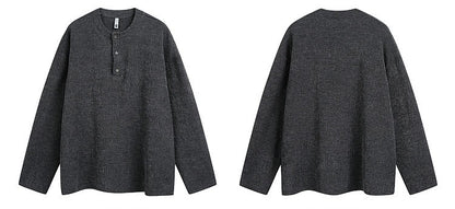 ベーシックヘンリーネックプルオーバー TK0434