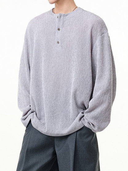 ベーシックヘンリーネックプルオーバー TK0434