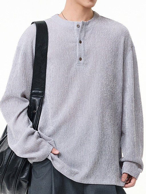 ベーシックヘンリーネックプルオーバー TK0434