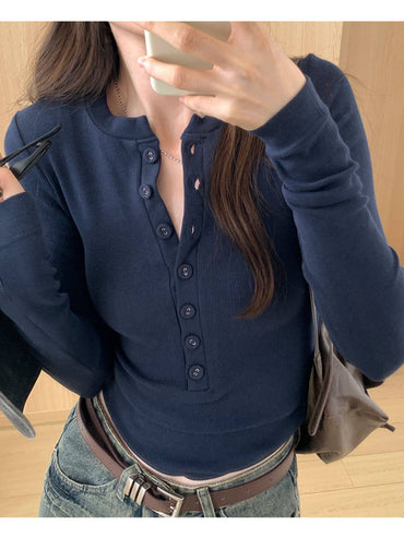 ヘンリー ネック ロングスリーブ TK0435