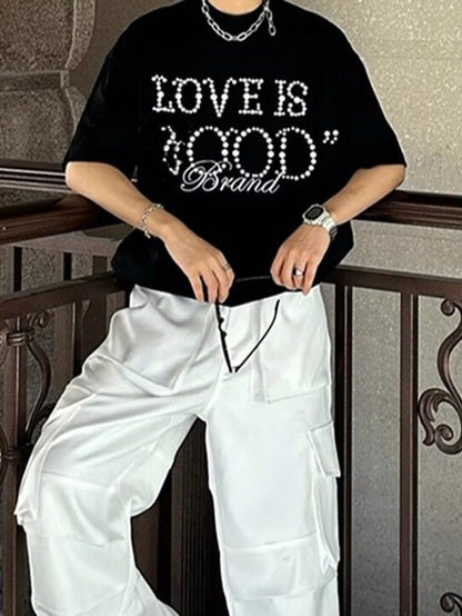 パールロゴデザインTシャツ TK0439