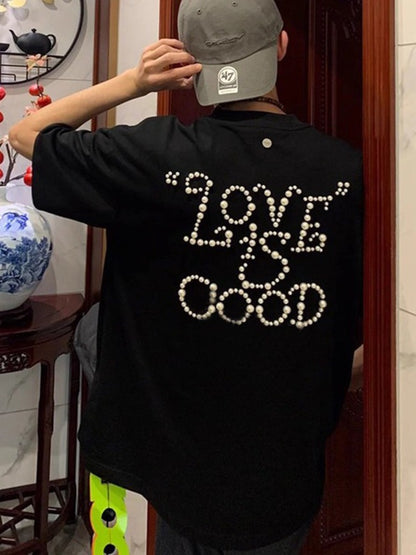 パールロゴデザインTシャツ TK0439