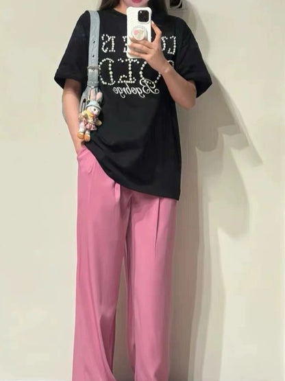 パールロゴデザインTシャツ TK0439