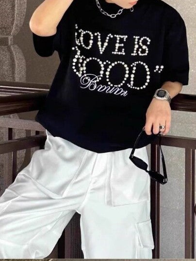 パールロゴデザインTシャツ TK0439