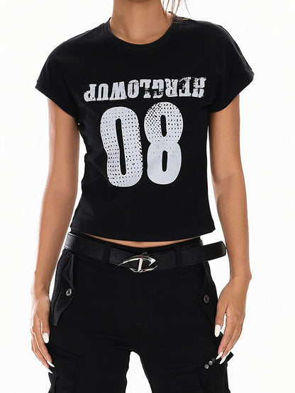ウォッシュドグラフィックTシャツ TK0441