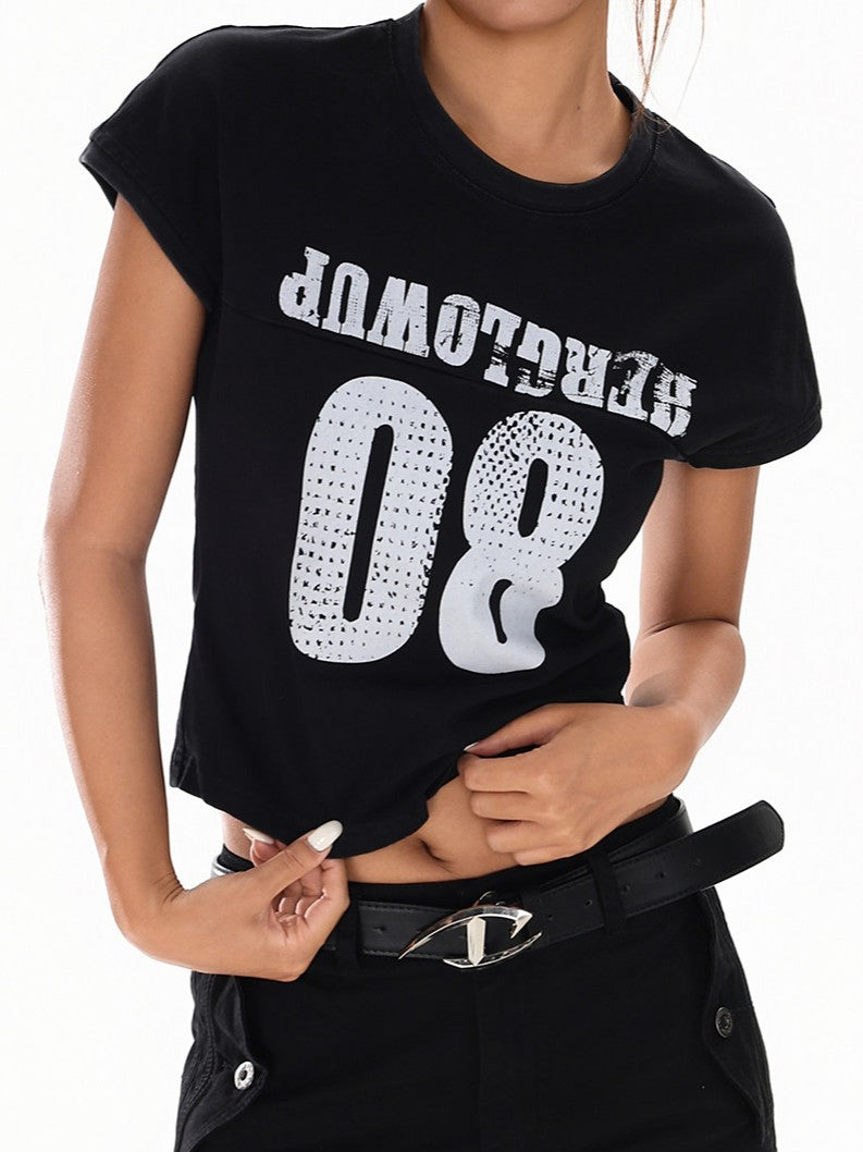 ウォッシュドグラフィックTシャツ TK0441