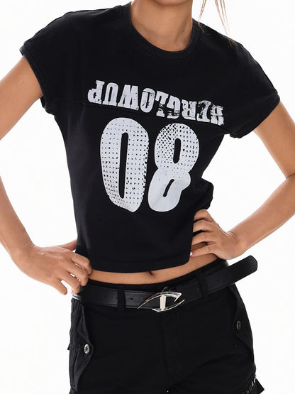 ウォッシュドグラフィックTシャツ TK0441