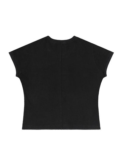 ウォッシュドグラフィックTシャツ TK0441