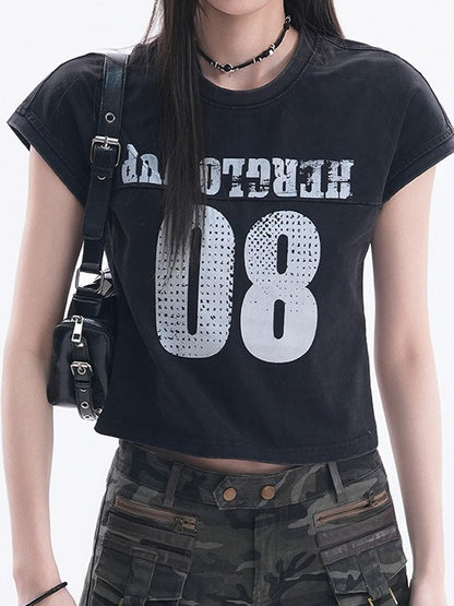 ウォッシュドグラフィックTシャツ TK0441