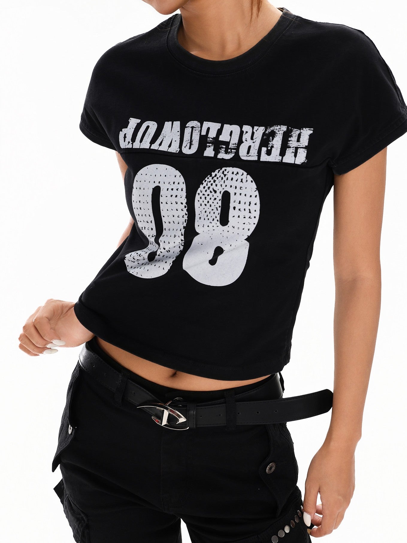 ウォッシュドグラフィックTシャツ TK0441