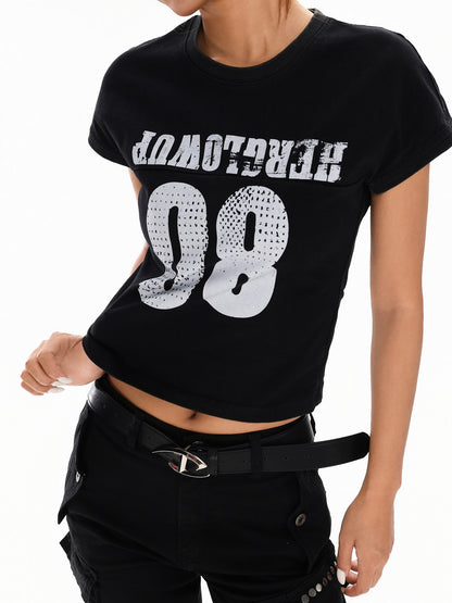 ウォッシュドグラフィックTシャツ TK0441