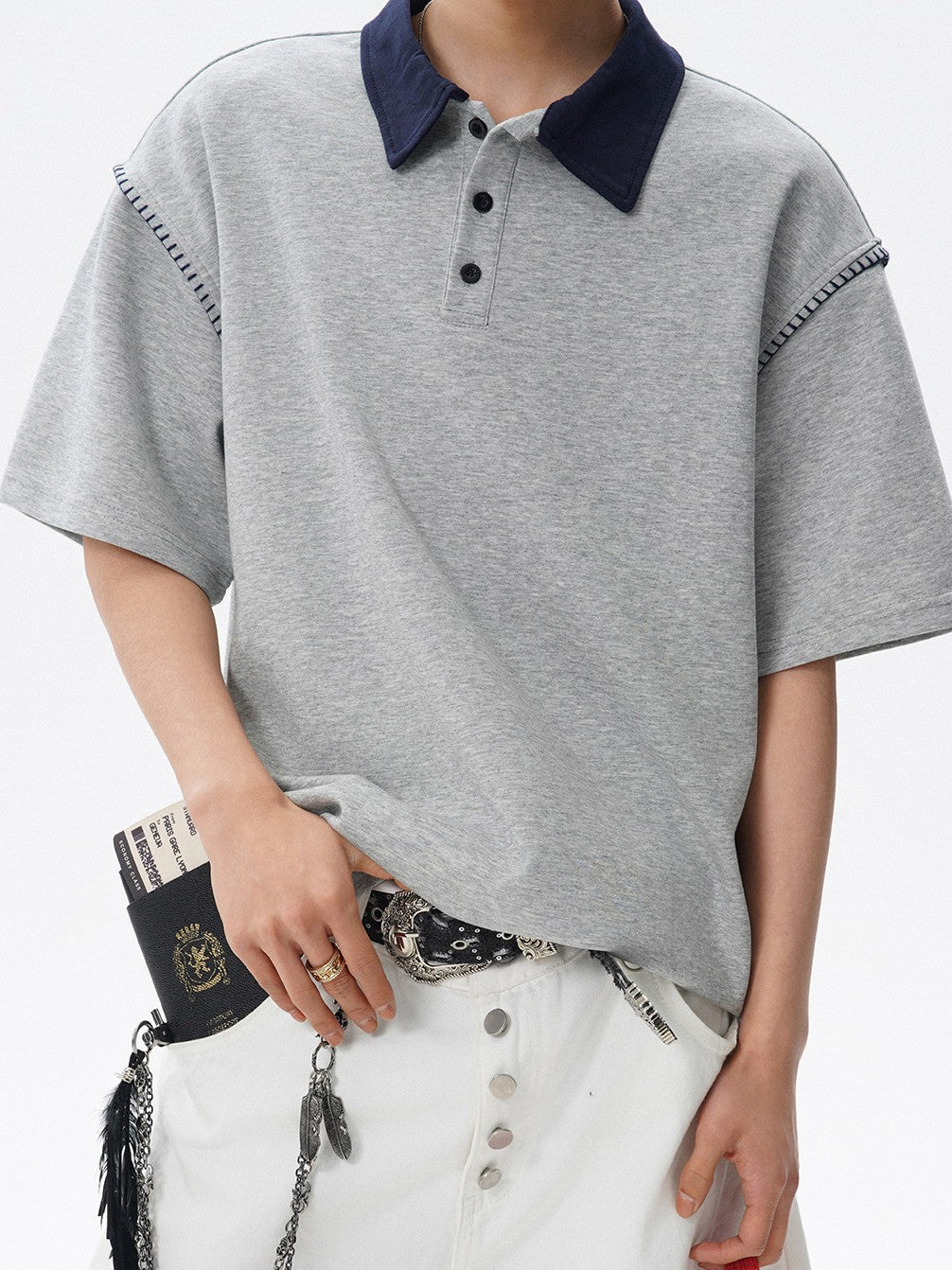 バイカラーポロTシャツ TK0448