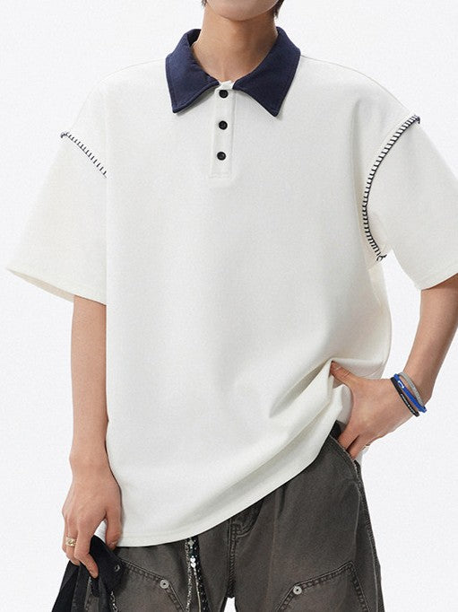 バイカラーポロTシャツ TK0448