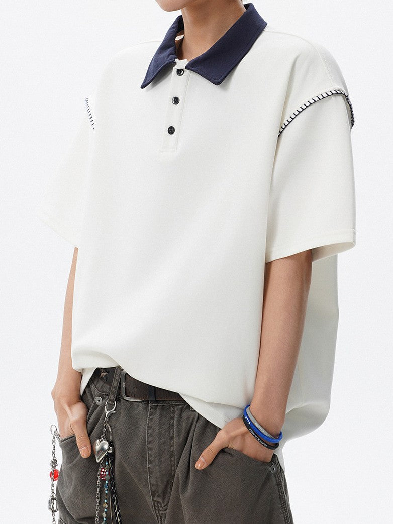 バイカラーポロTシャツ TK0448