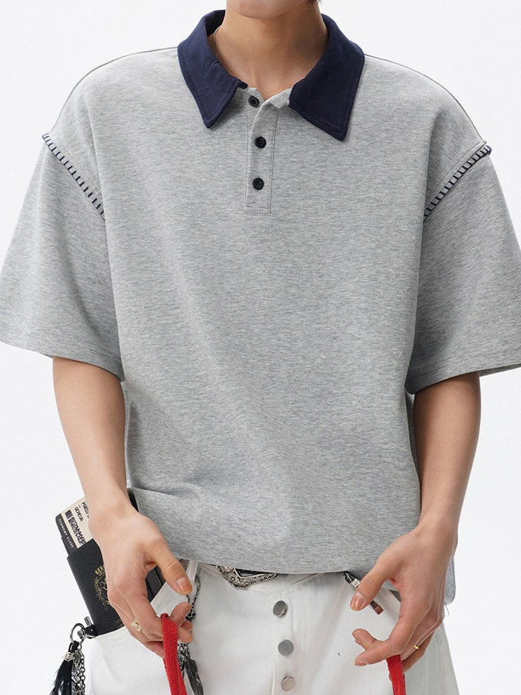 バイカラーポロTシャツ TK0448