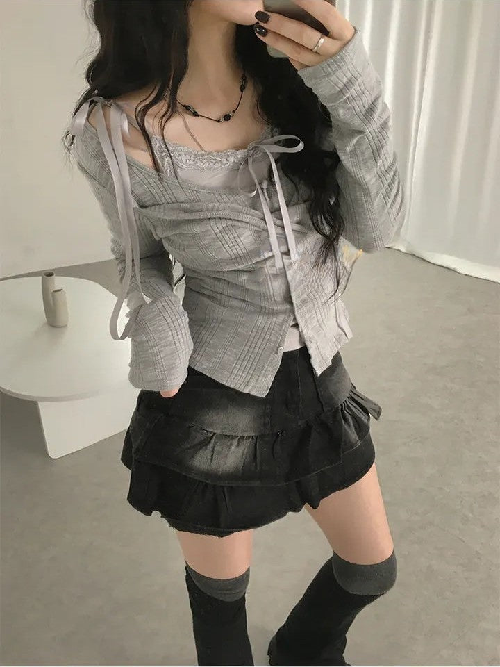 オフショルダートップス TK0473