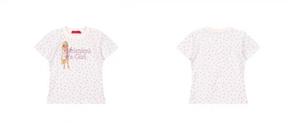 ワッフルフラワーラウンドTシャツ TK0476
