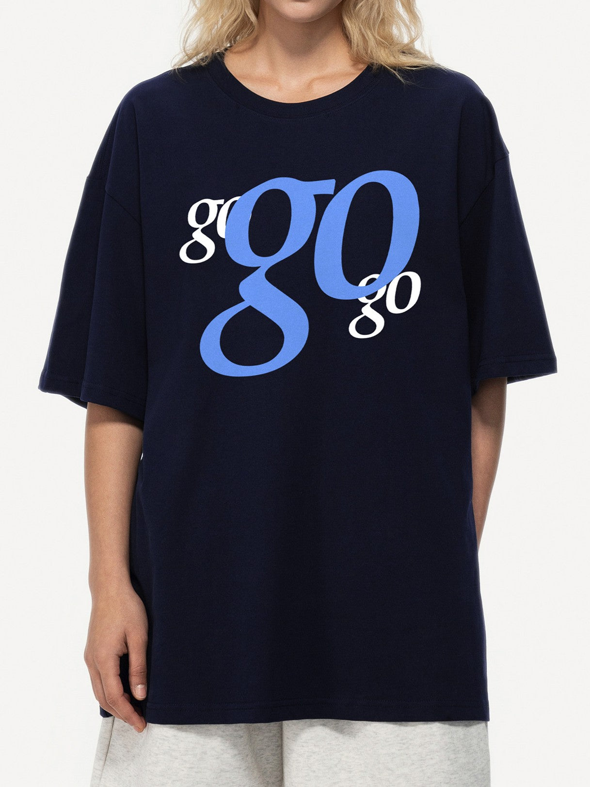 ルーズフィットロゴTシャツ TK0487