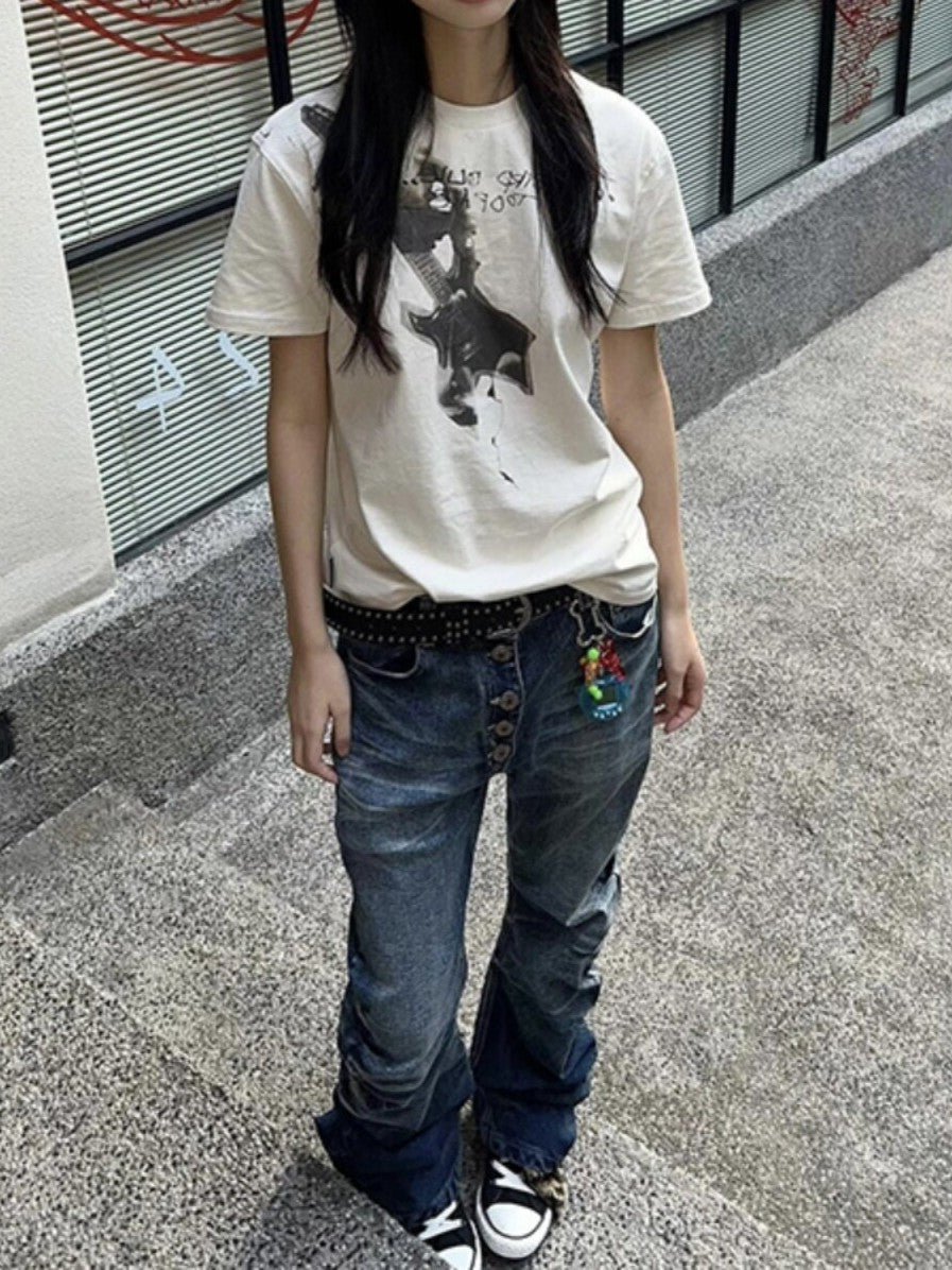ヴィンテージプリントTシャツ TK0488