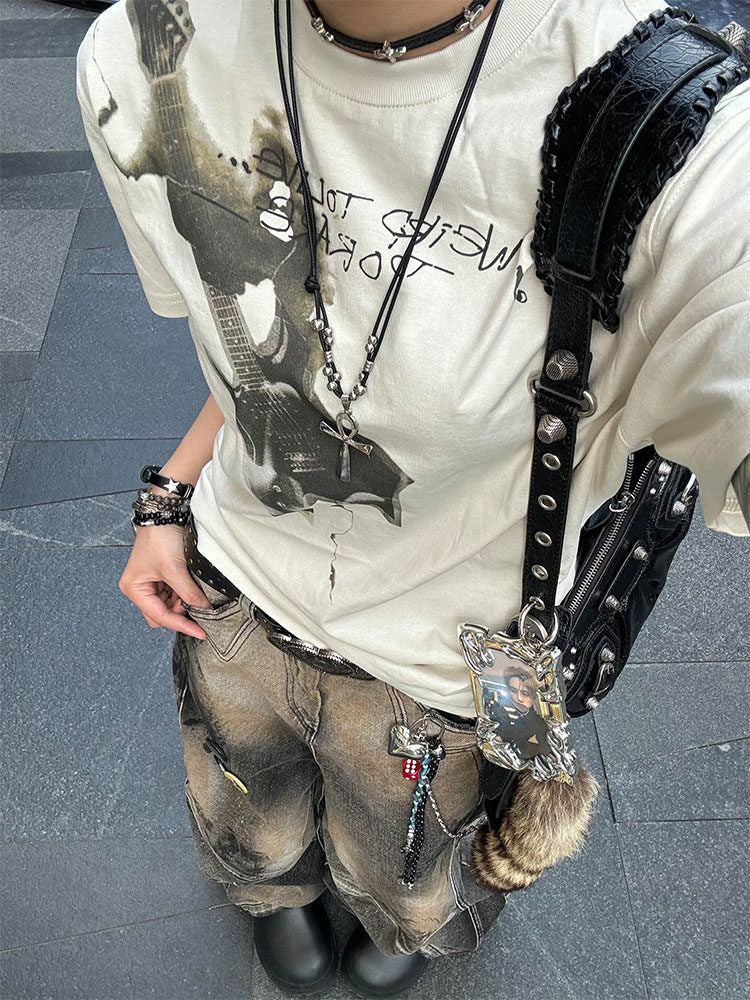 ヴィンテージプリントTシャツ TK0488