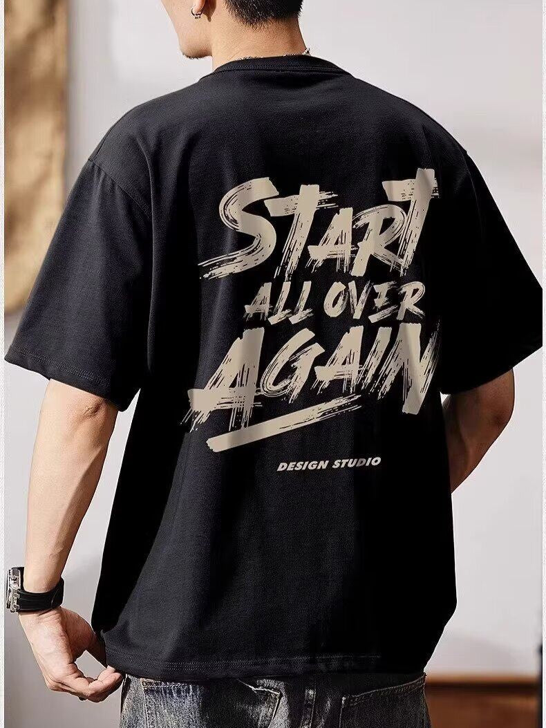 オーバーサイズプリントTシャツ TK0489