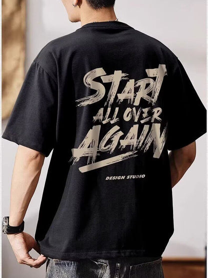 オーバーサイズプリントTシャツ TK0489