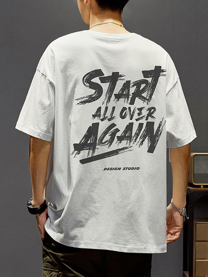 オーバーサイズプリントTシャツ TK0489