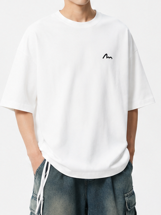 オーバーサイズプリントTシャツ TK0490