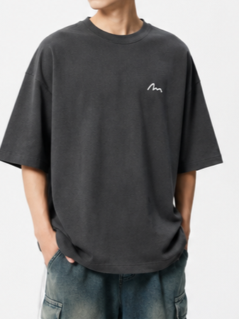 オーバーサイズプリントTシャツ TK0490