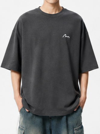 オーバーサイズプリントTシャツ TK0490