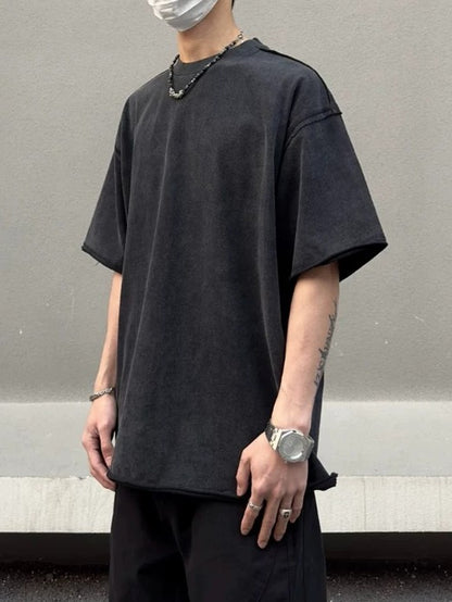 コットンタイダイラウンドネックTシャツ TK0493