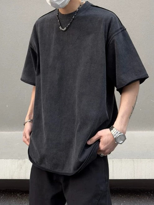コットンタイダイラウンドネックTシャツ TK0493