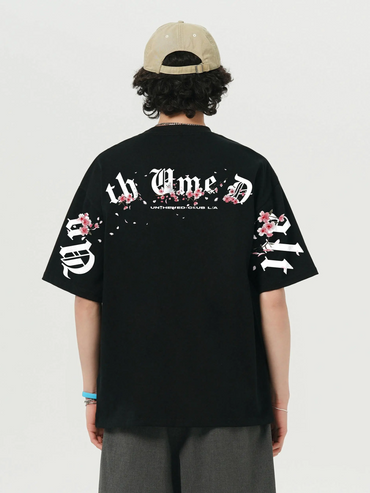 コットンロゴプリントTシャツ TK0507