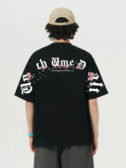 コットンロゴプリントTシャツ TK0507