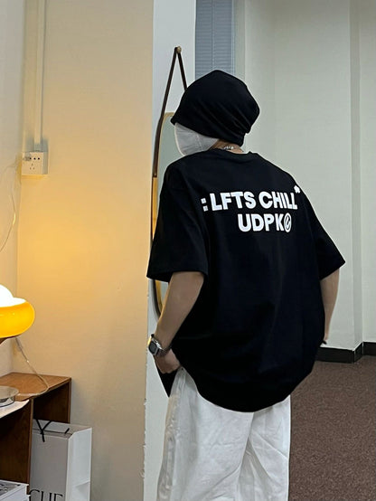 コットンロゴプリントTシャツ TK0508