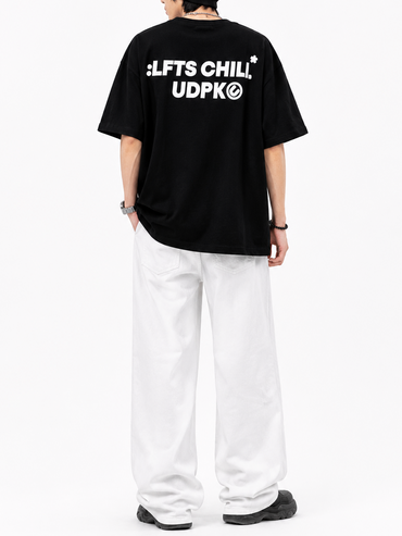 コットンロゴプリントTシャツ TK0508