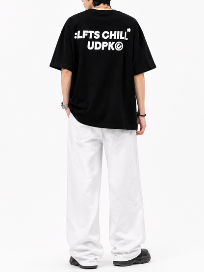 コットンロゴプリントTシャツ TK0508