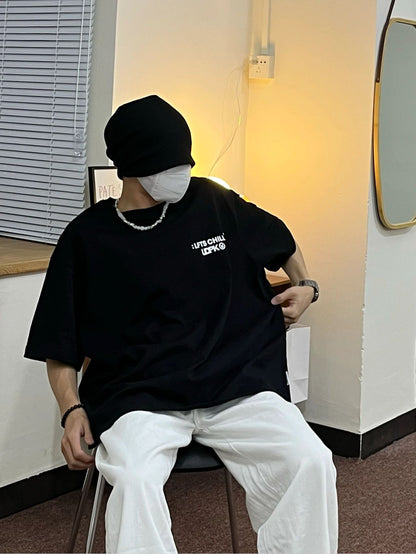 コットンロゴプリントTシャツ TK0508