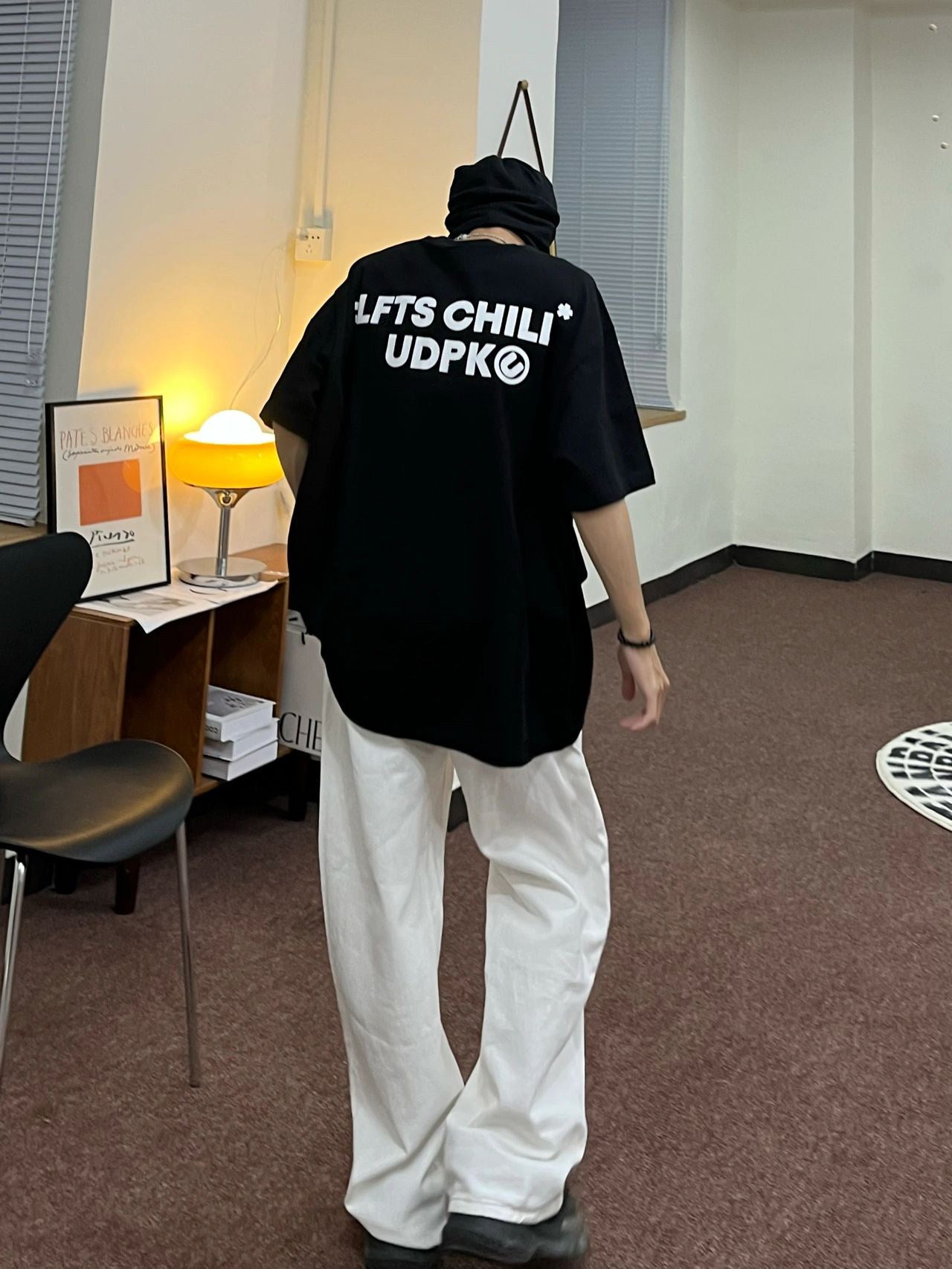 コットンロゴプリントTシャツ TK0508