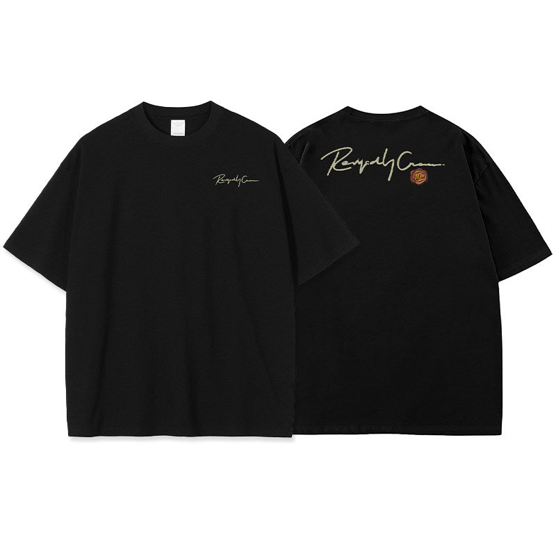 ストリートコットンロゴプリントTシャツ TK0509