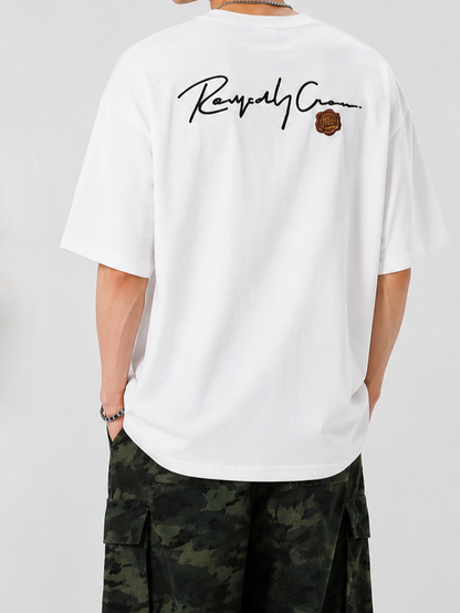 ストリートコットンロゴプリントTシャツ TK0509