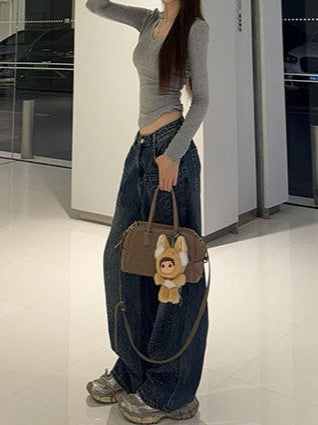 ストーン付き大ポケットデニムパンツ TK0520