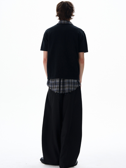 ニットヘンリーネックTシャツ TK0536