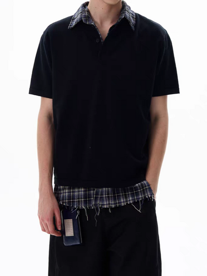 ニットヘンリーネックTシャツ TK0536