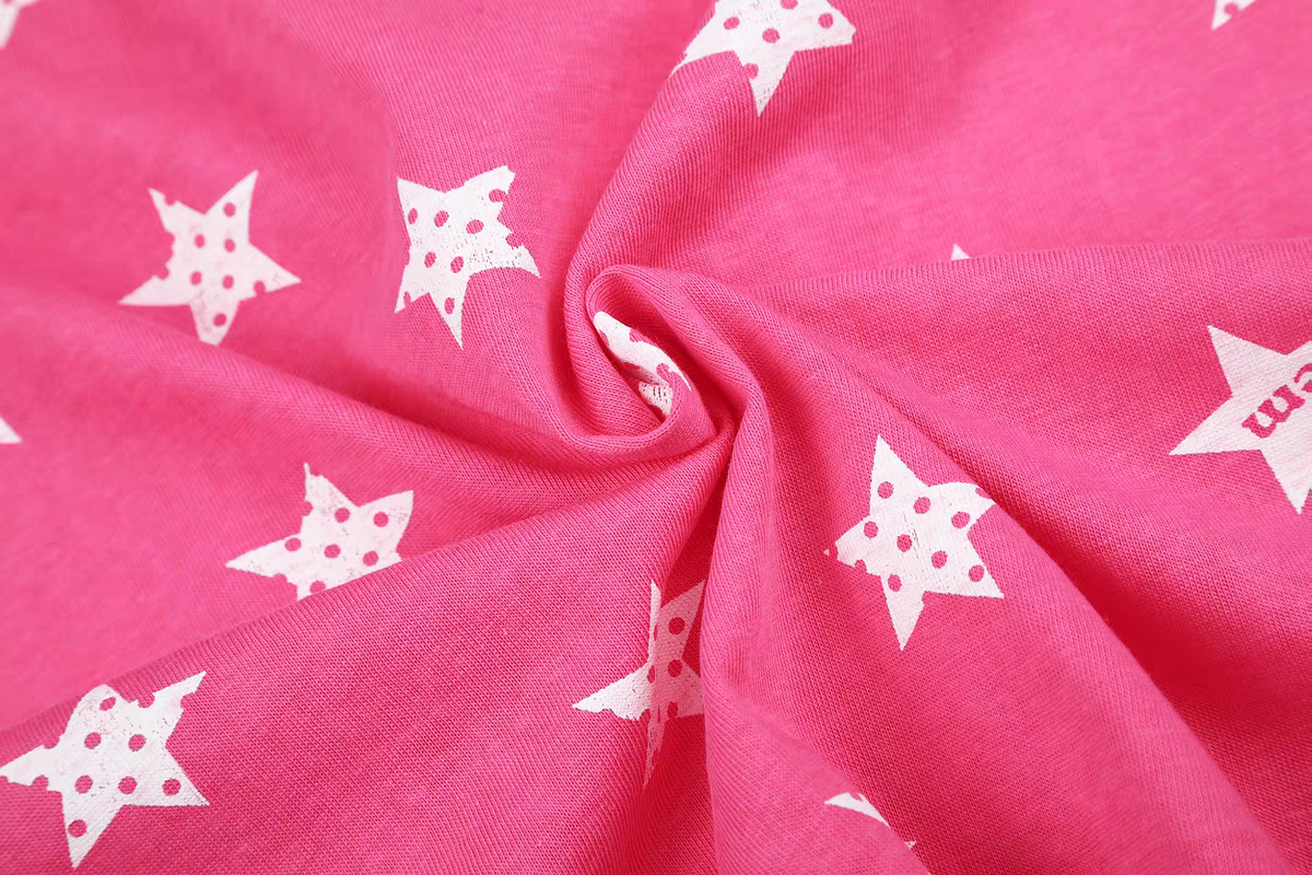 2WAYスター柄薄手ロングTシャツ TK0541