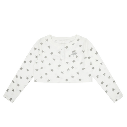 2WAYスター柄薄手ロングTシャツ TK0541
