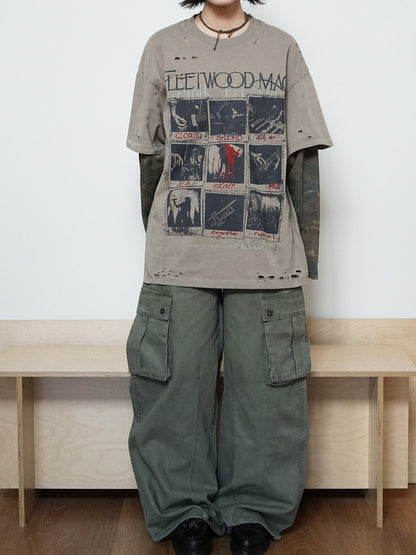 ダメージレイヤードグラフィックTシャツ TK0606