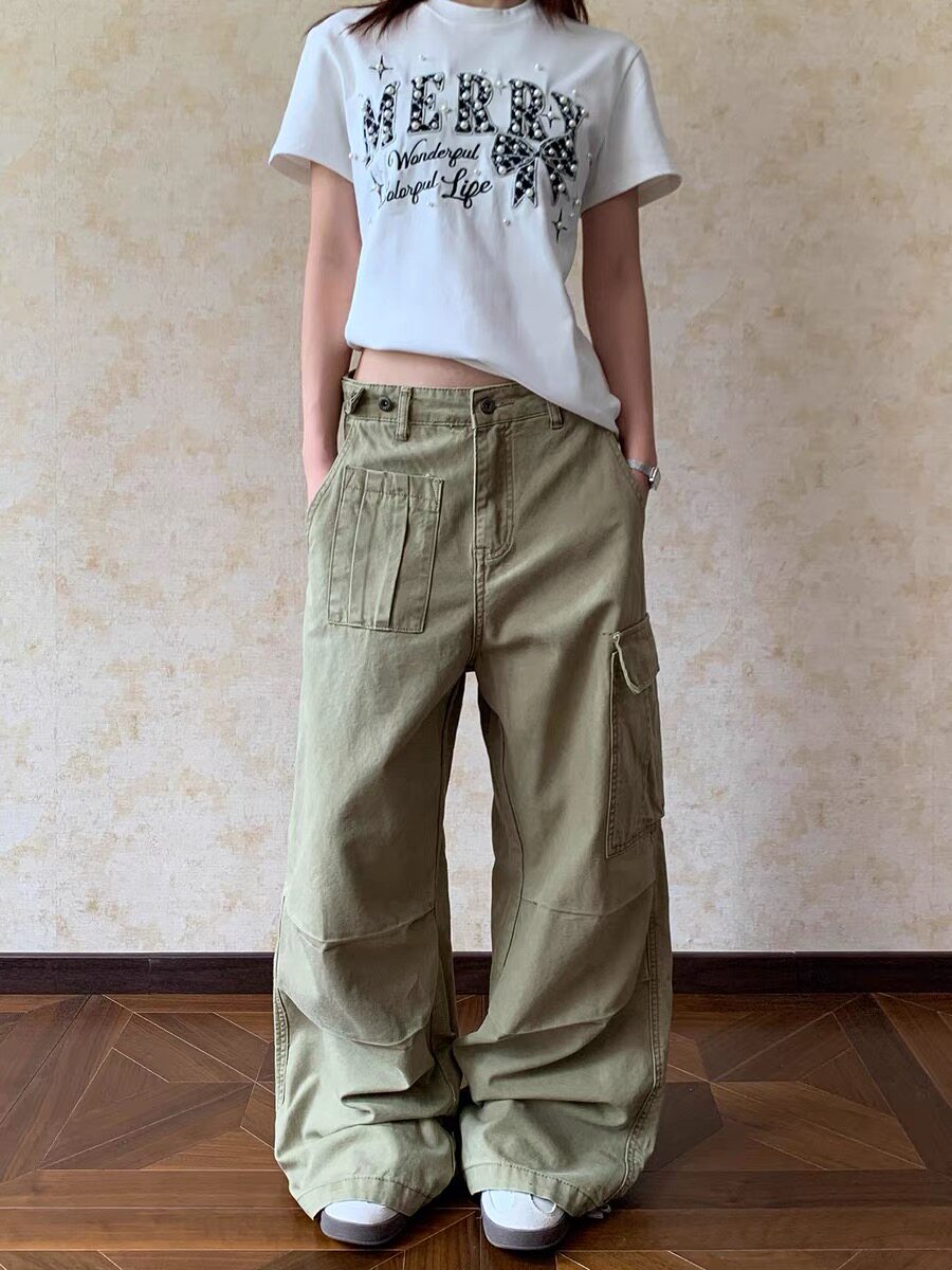 ストリートバギーシルエットカーゴパンツ TK0607