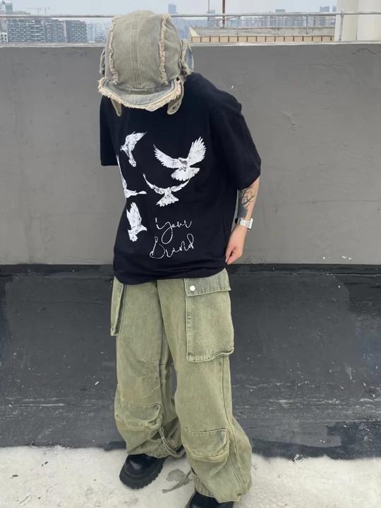 コットンプリントTシャツ TT003