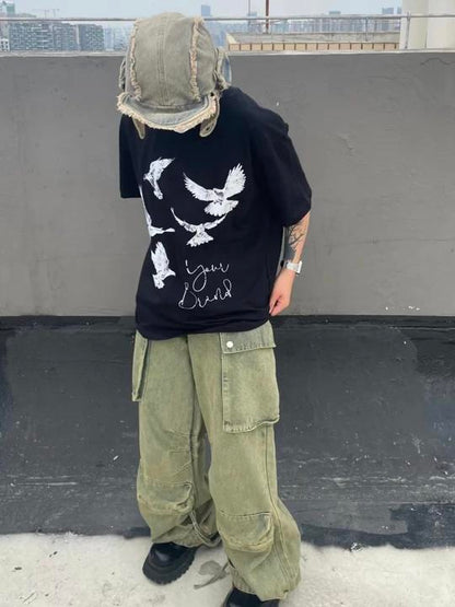 コットンプリントTシャツ TT003